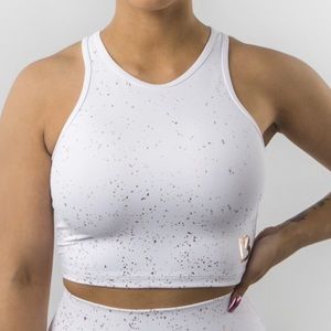 BuffBunny Aurora rosé crop top Small